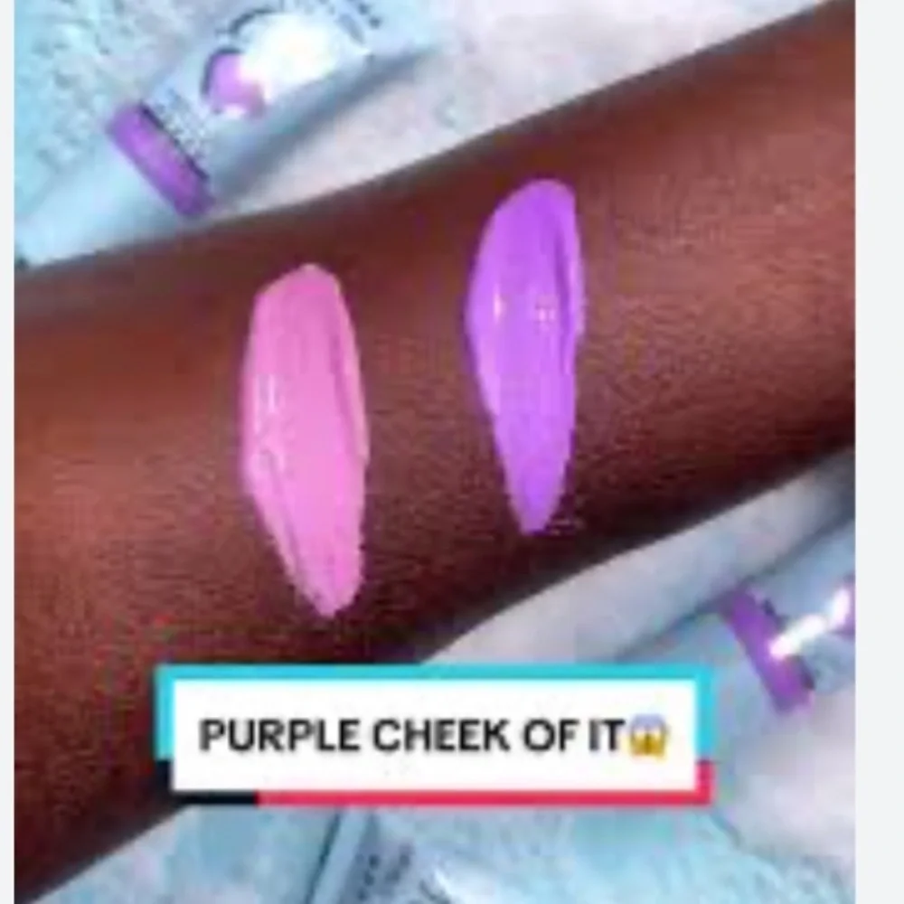 P. Louise x Mikayla The Cheek of It Liquid Cream Blush Very Violet BNIB